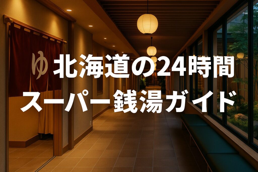 北海道の24時間営業のスーパー銭湯完全ガイド｜泊まれる温泉宿も