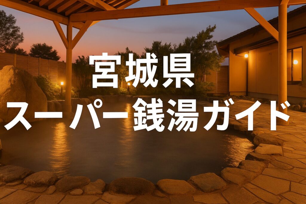 宮城県の24時間スーパー銭湯完全ガイド｜宿泊・仮眠・女性専用施設も