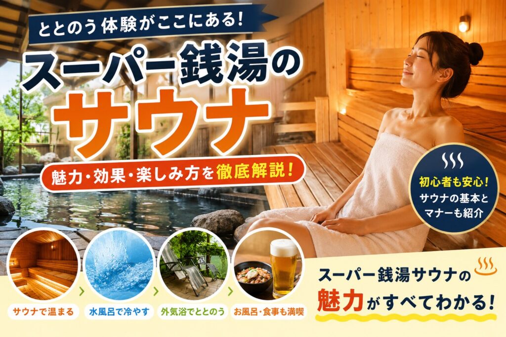 スーパー銭湯のサウナとは